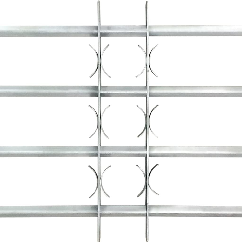Adjustable Security Grille For Windows With 4 Crossbars 1000-1500 Mm 8 Adjustable Security Grille for Windows with 4 Crossbars 1000-1500 mm